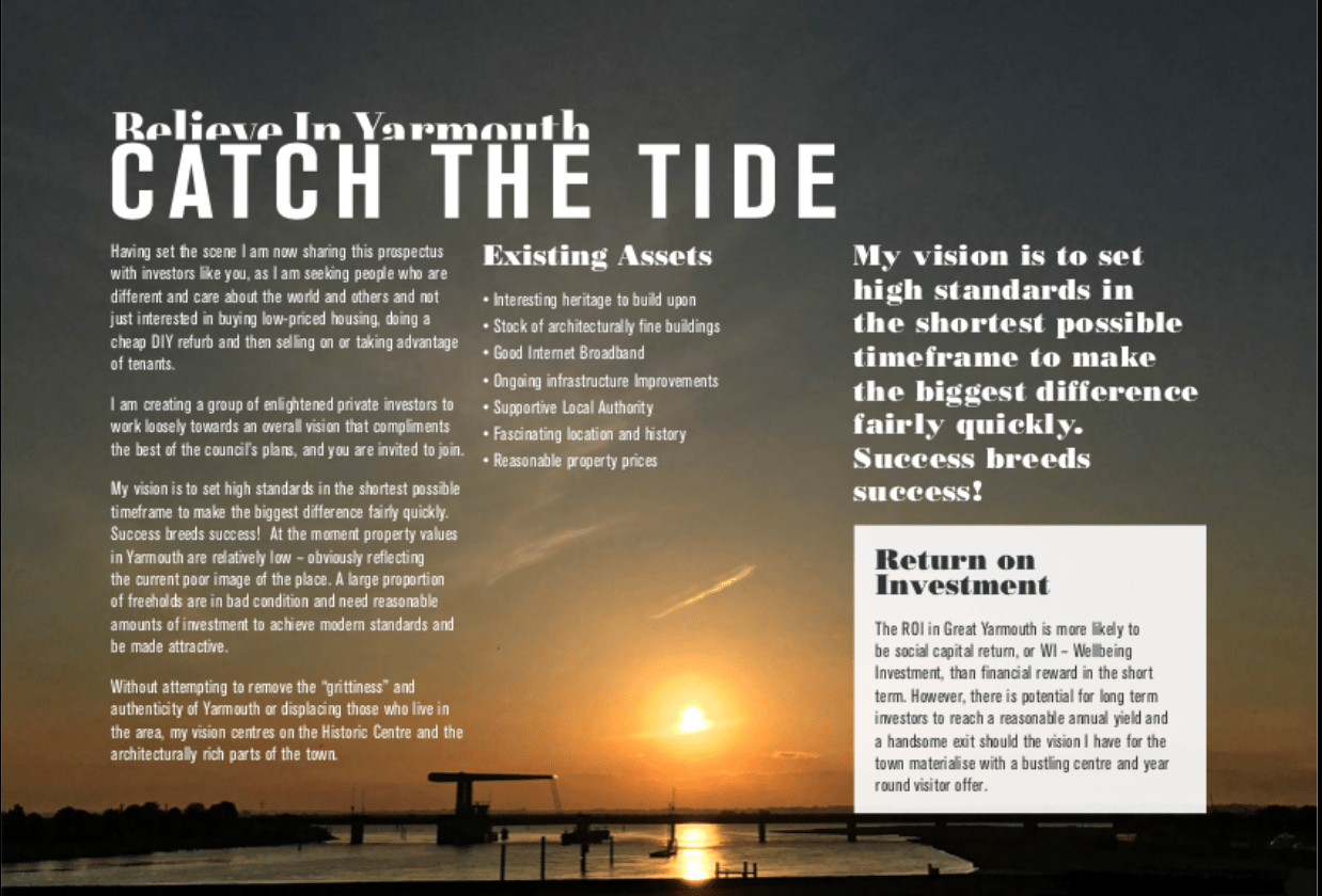 Believe In Yarmouth | Catch the Tide August2020