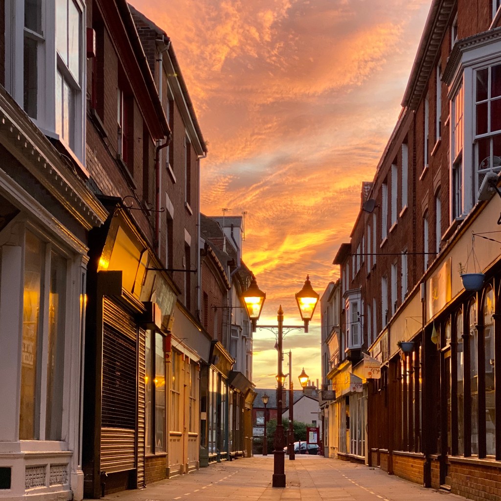 Postcards From Great Yarmouth | Broad Row Sunset 2020