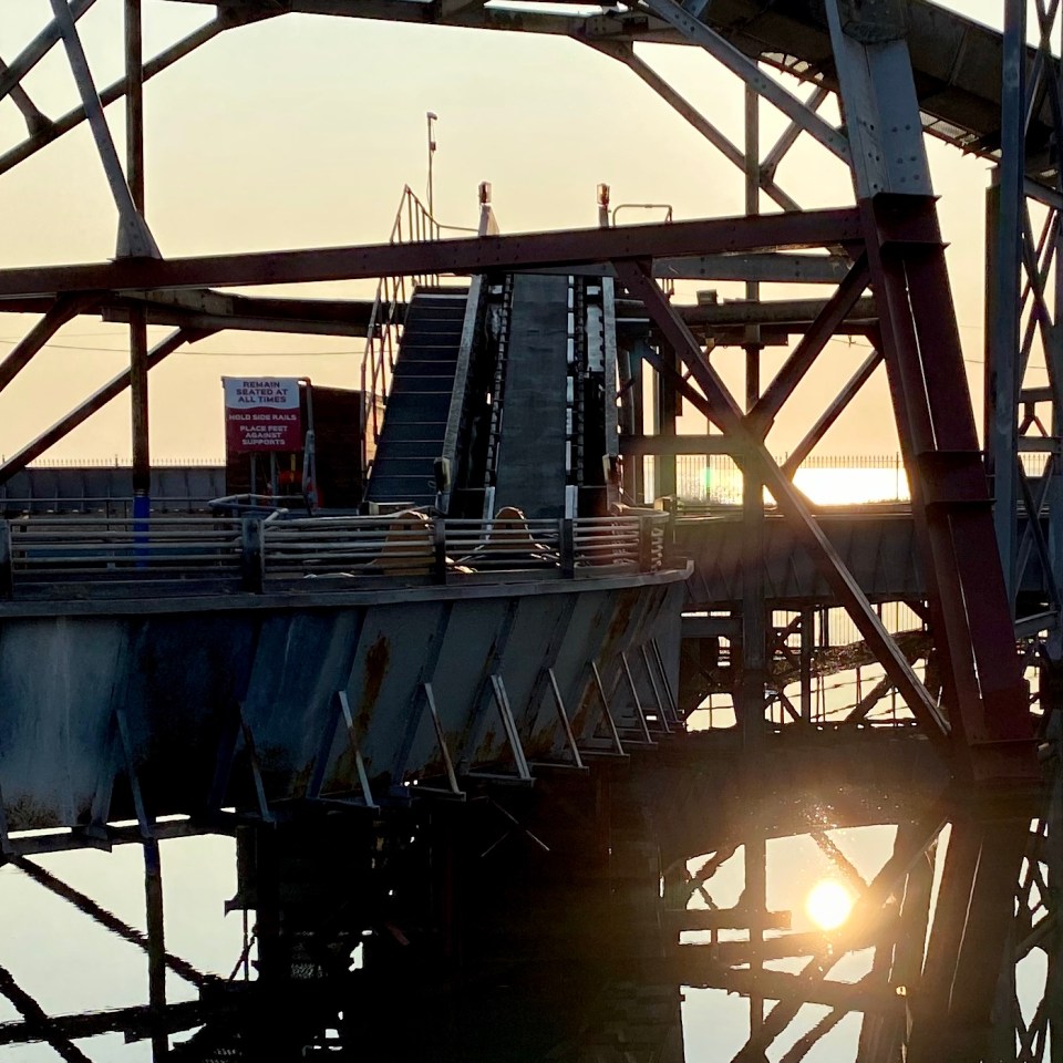 Postcards From Great Yarmouth | Water Slide Sunrise 2020